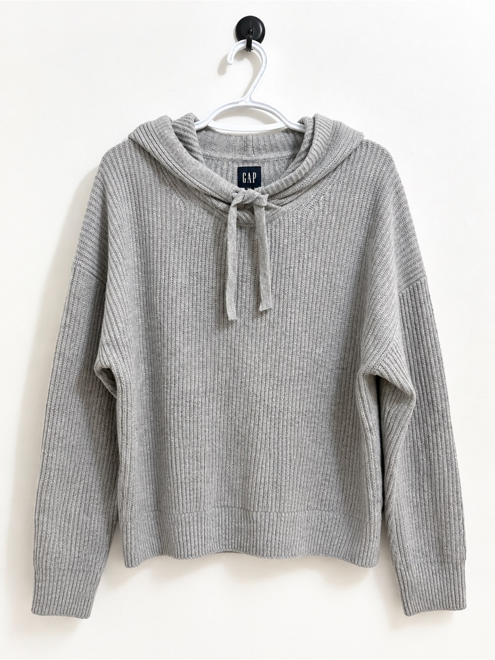 Gap CashSoft Shaker-Stitch Sweater Hoodie